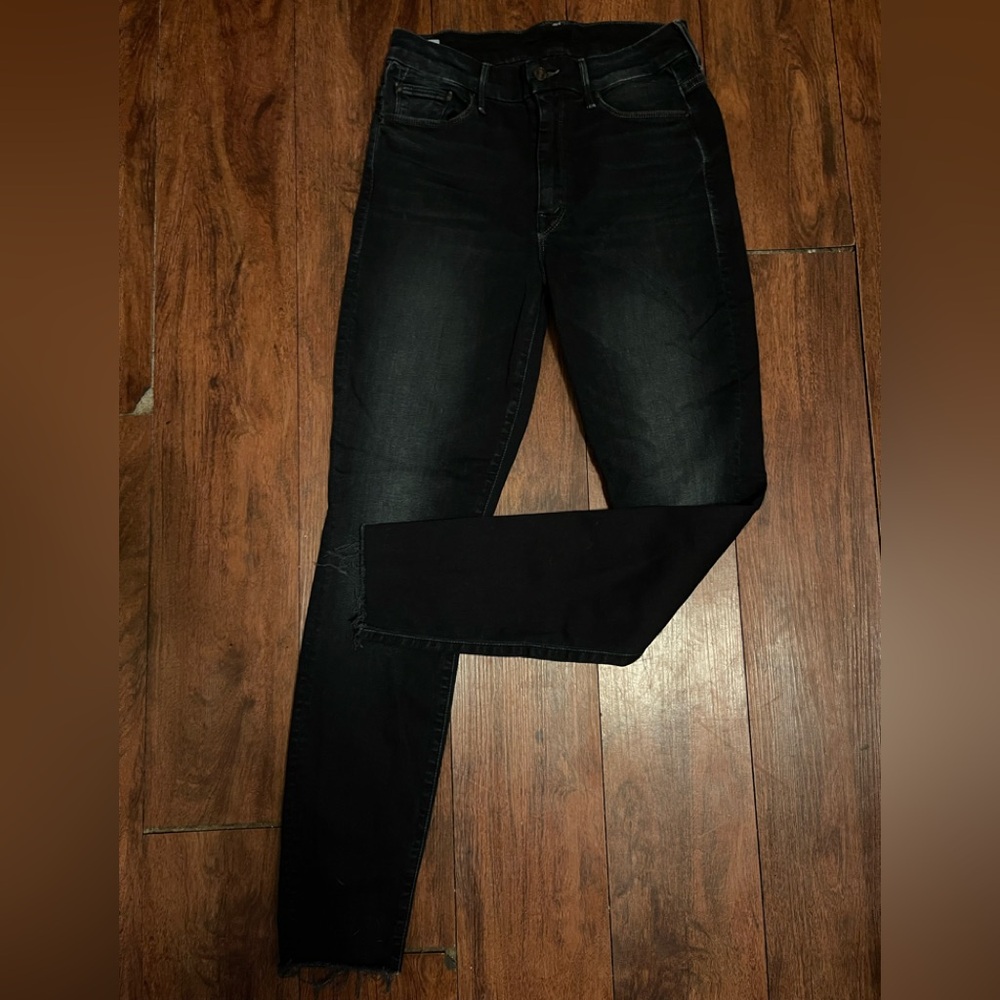 MOTHER skinny dark wash